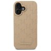 Karl Lagerfeld KLHMP16SPKHPORPE iPhone16 6.1 beżowy/beige hardcase Hot Stamp Magsafe